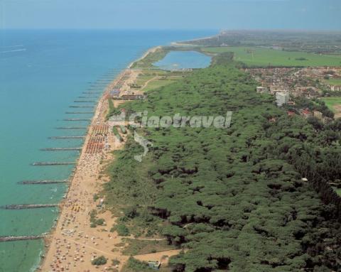 Eraclea mare - légi felvétel