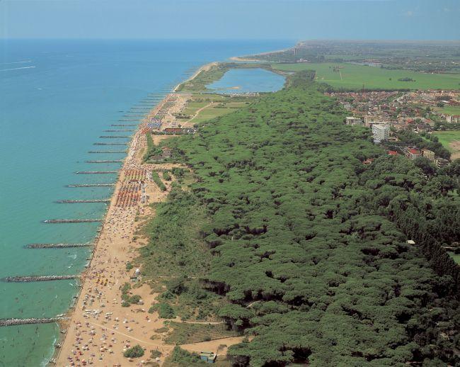 Eraclea mare - légi felvétel